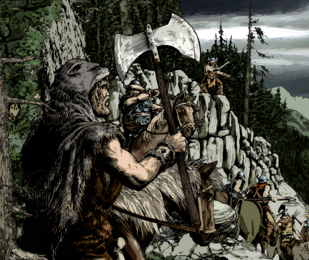 Amenaza Teutón Diseño