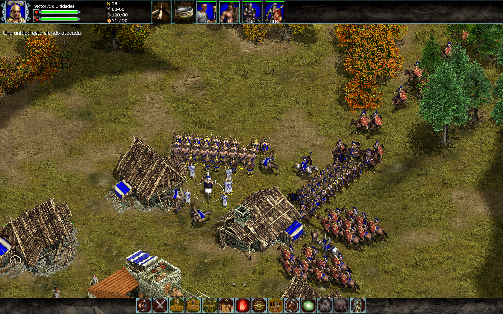 Héroes lanzan hechizos